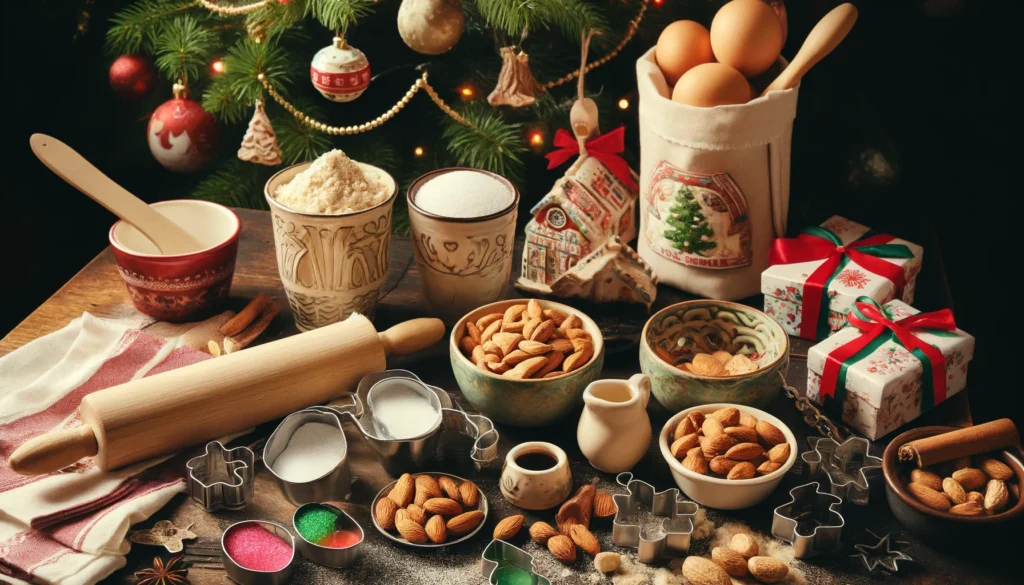 Christmas Marzipan Shapes