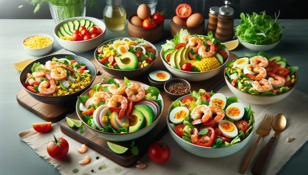 Shrimp, Avocado and Egg Salad