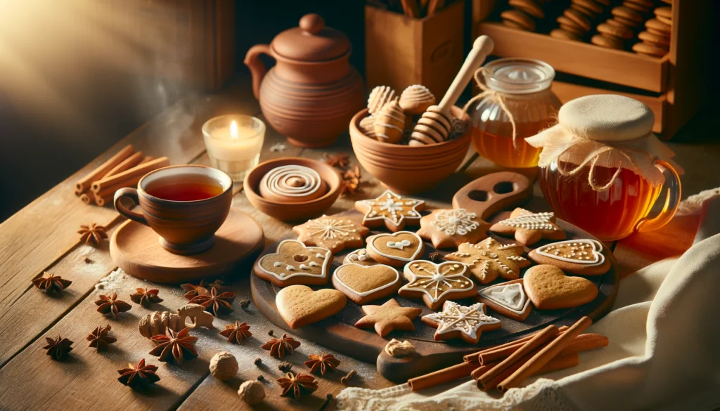 Soft Honey Gingerbread Cookies