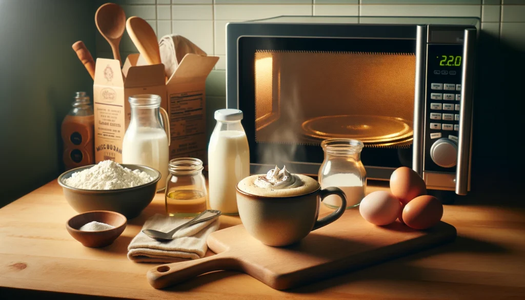 Vanilla Mug Cake in the Microwave