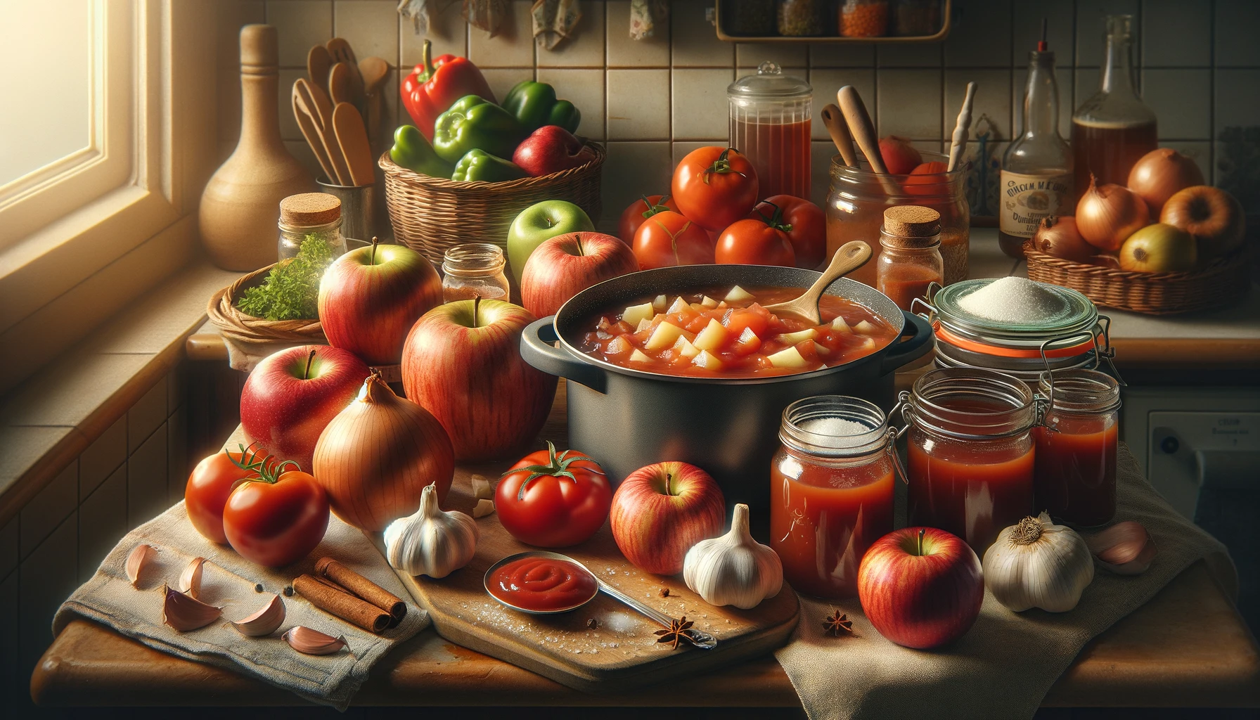 Густий домашній кетчуп з яблуками: кулінарний шедевр 1 кетчуп з яблуками рецепт