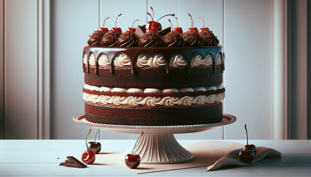 Black Prince Chocolate Cherry Cake