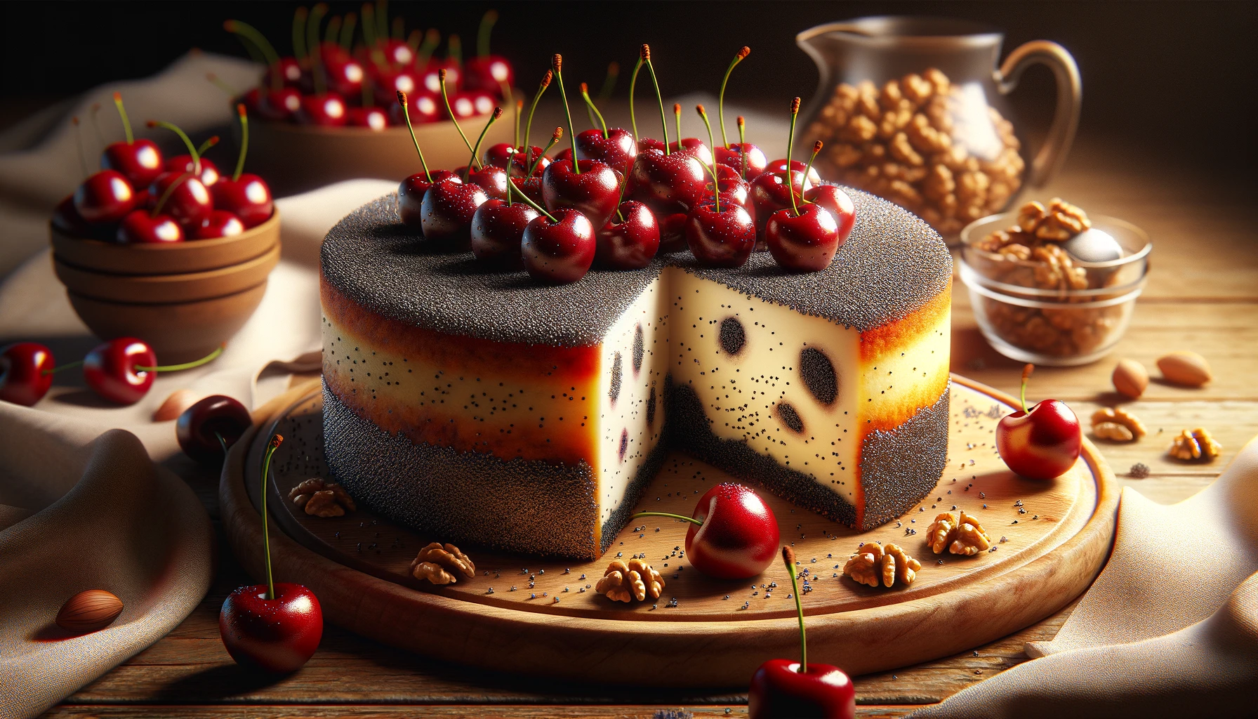 Lviv Cheesecake with Poppy Seeds