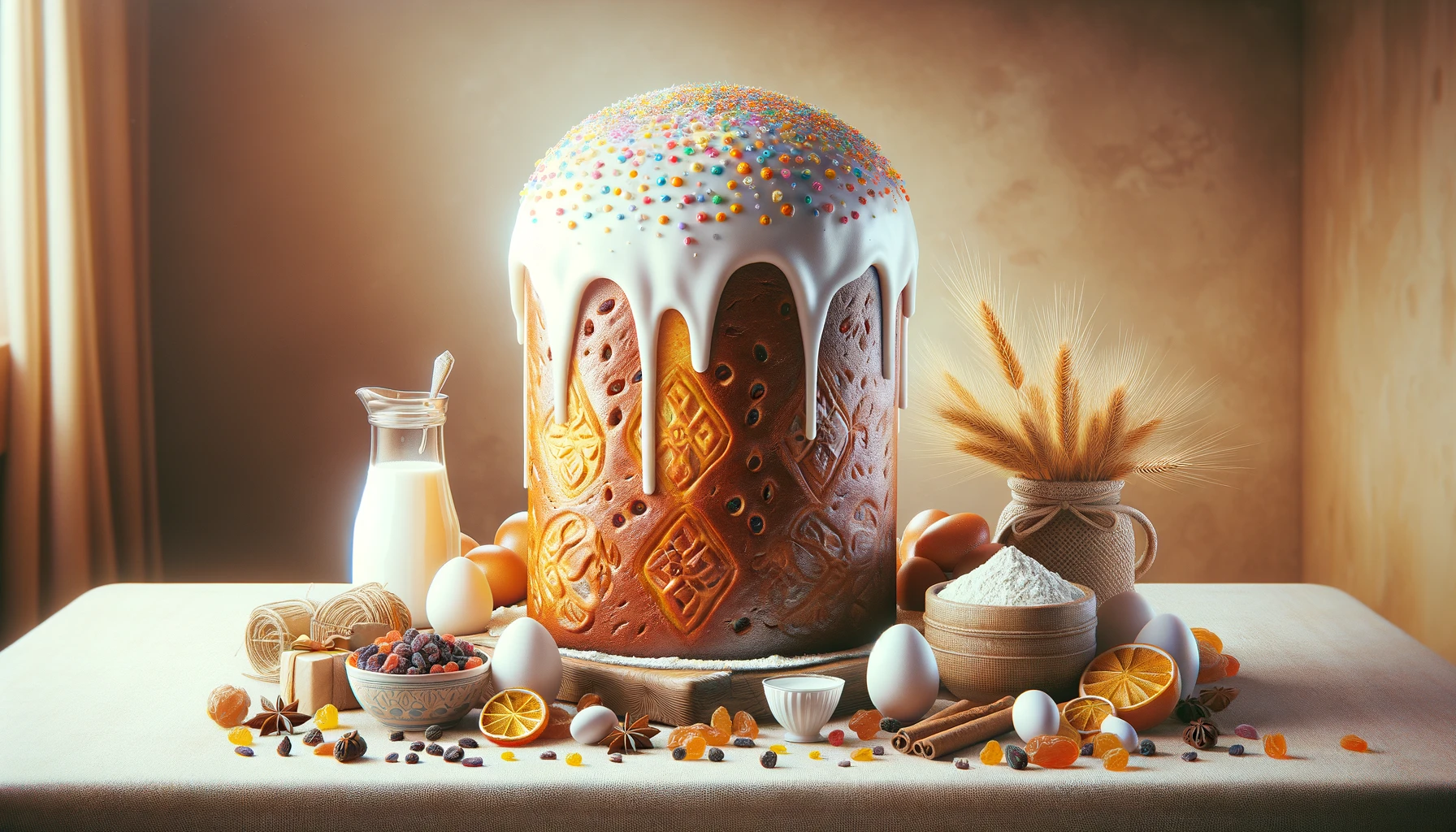 Alexandrian Easter Kulich with an Overnight Sponge