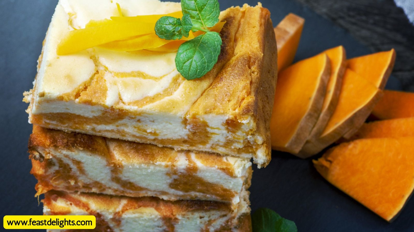 Творожно тыквенный пирог