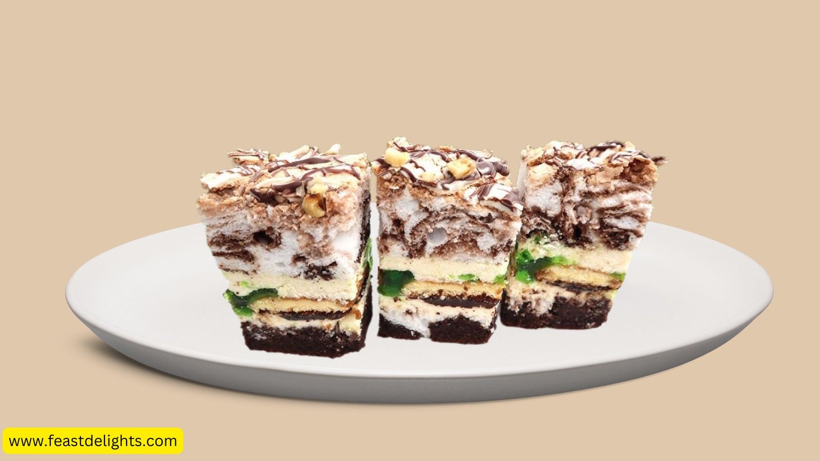 Queen’s Eyes Layer Cake with Cherries and Marshmallow