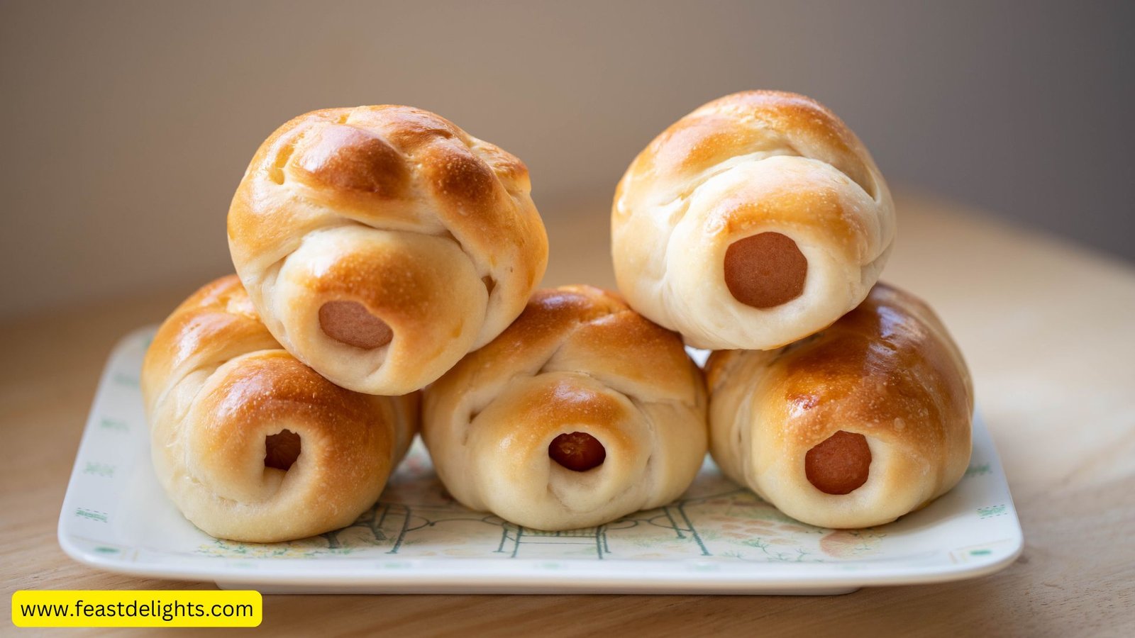 Sausages in Yeast Dough