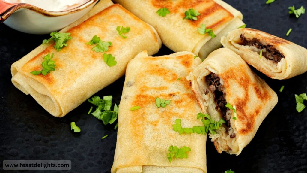 Savory Meat-Filled Blini