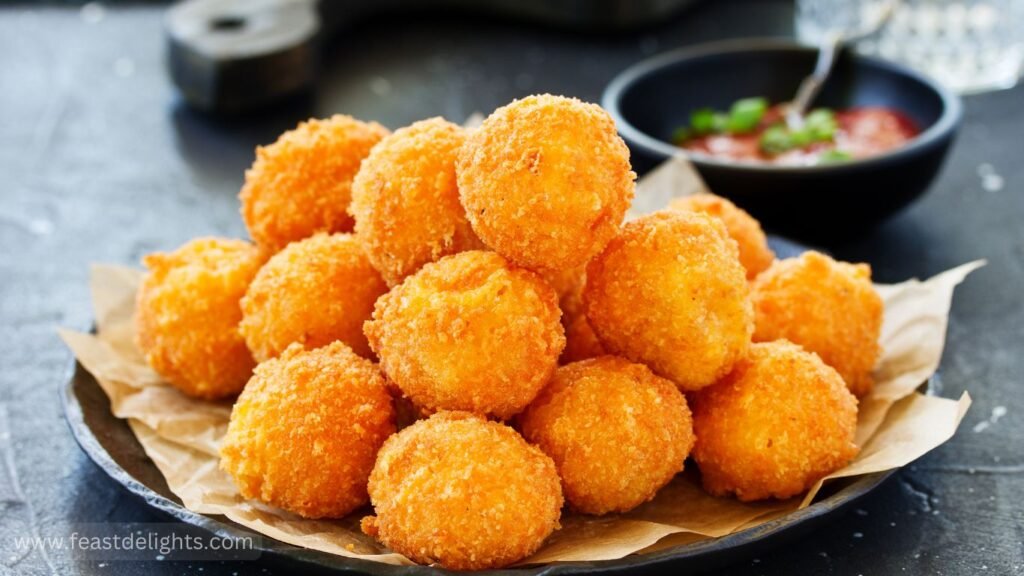 Baked Garlic Cheese Balls