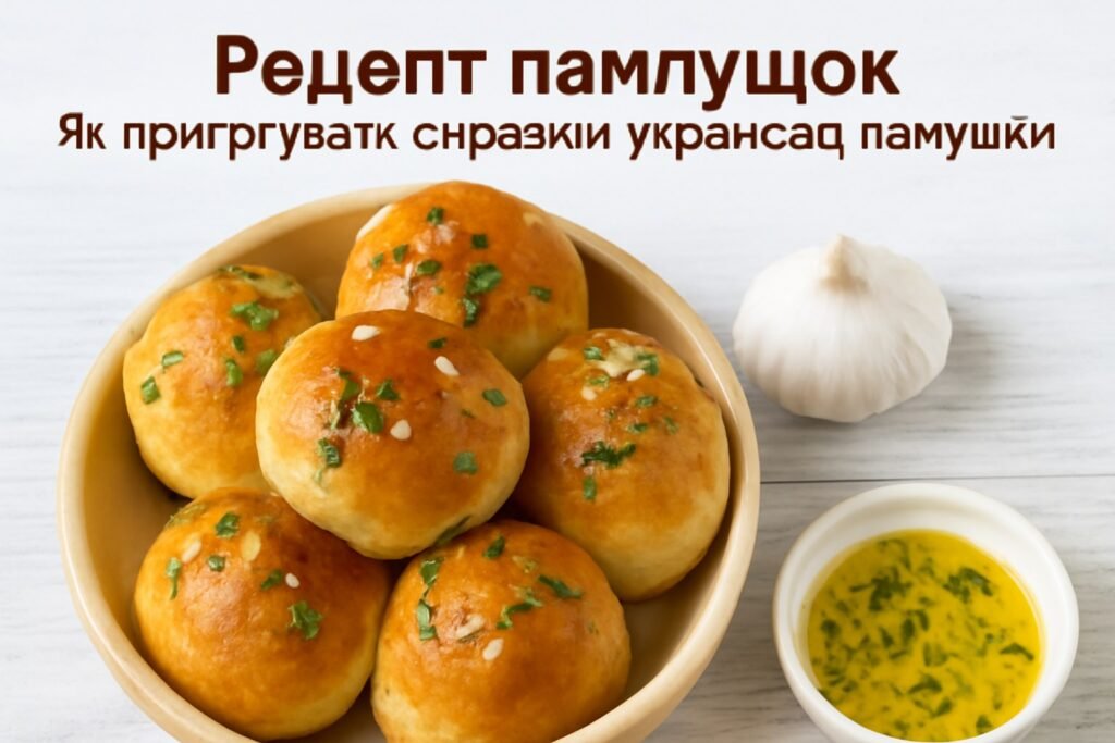 Ukrainian Garlic Pampushky Buns
