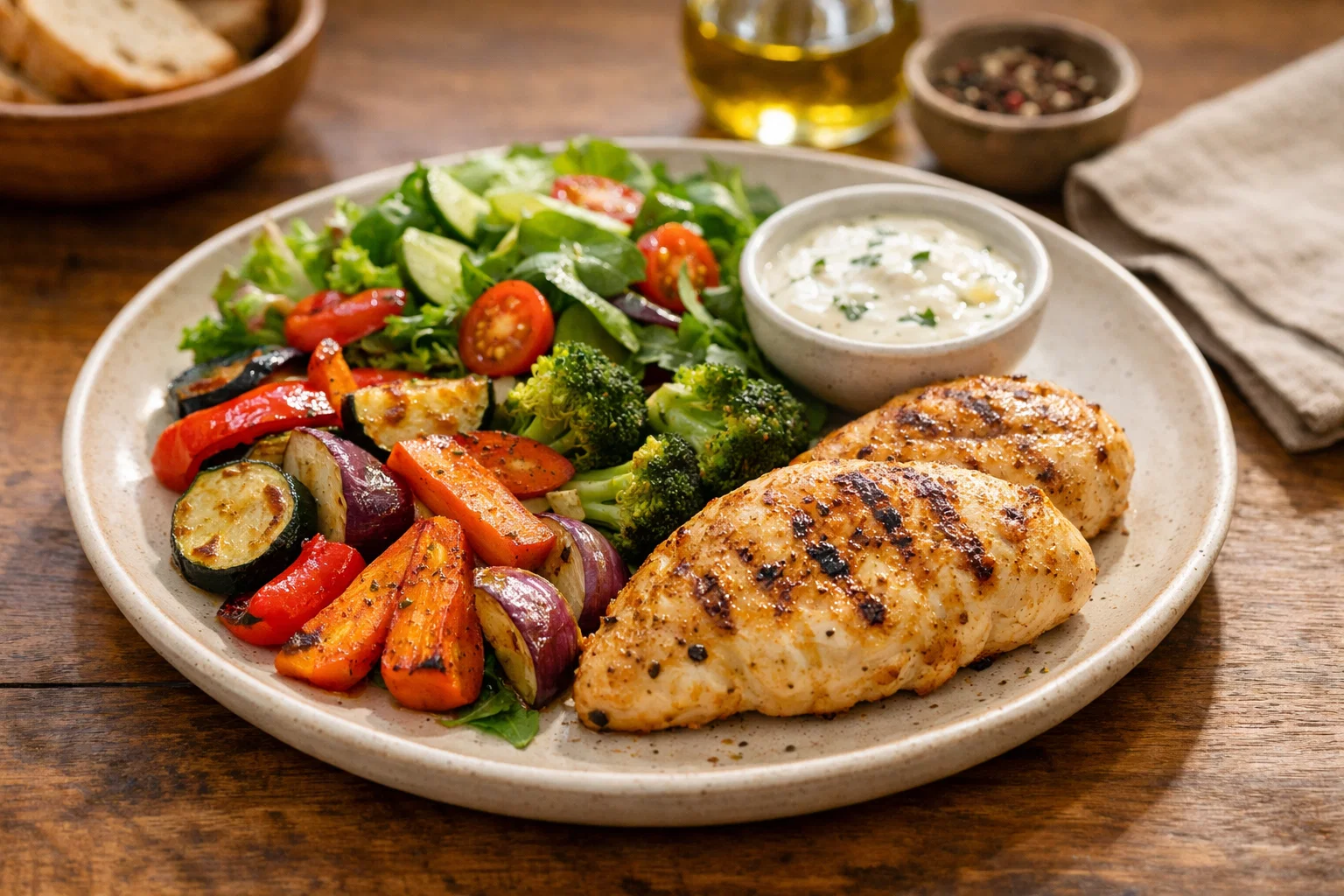 ПП ужин рецепти з куркою та овочами