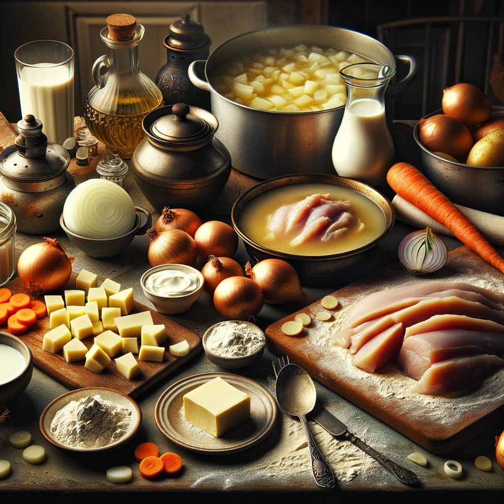 Курячий суп-пиріг 