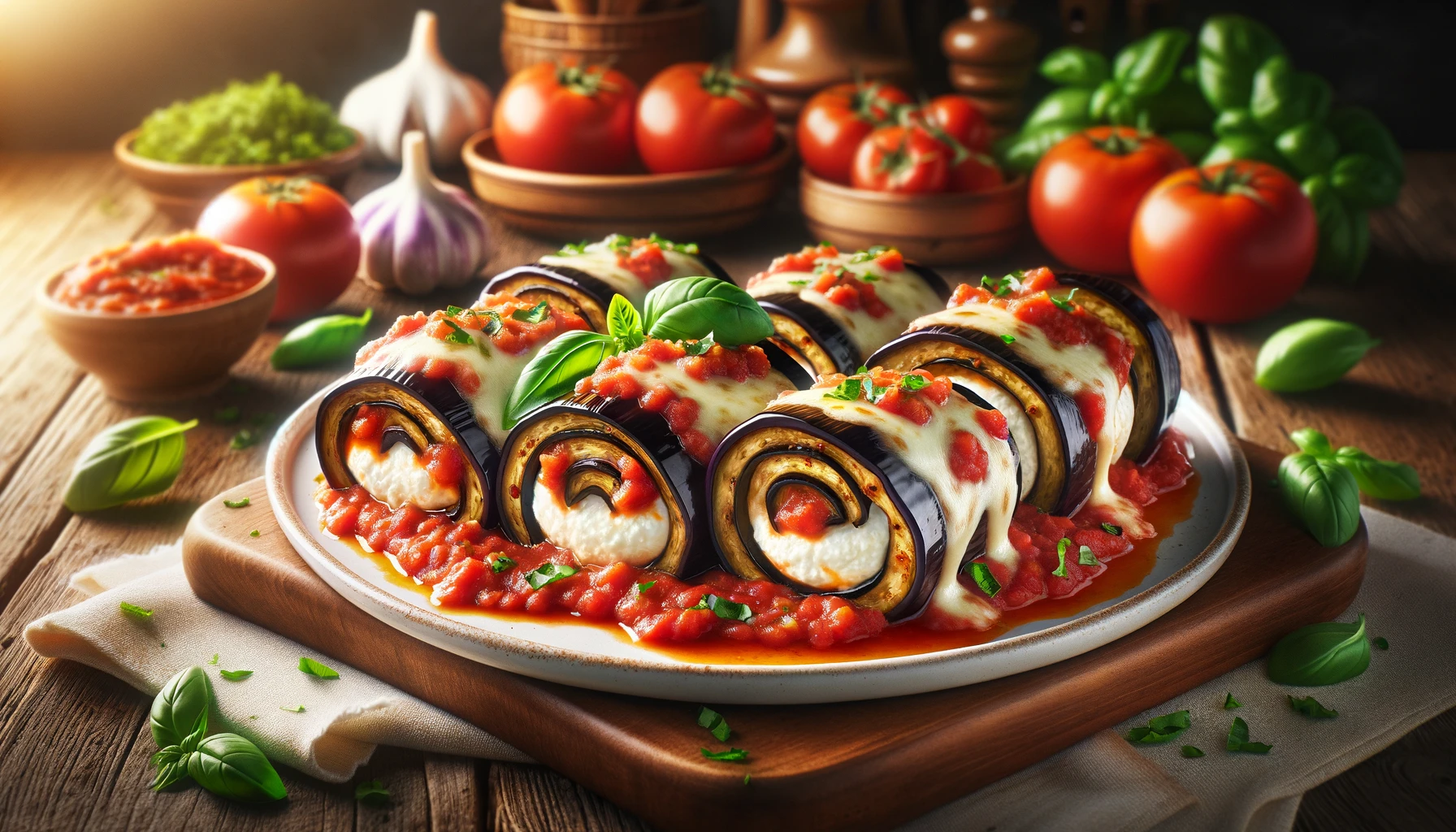 Рецепт Ролатіні з Баклажанів: Смак у Кожному Ковтку 1 Рецепт Ролатіні з Баклажанів: Смак у Кожному Ковтку