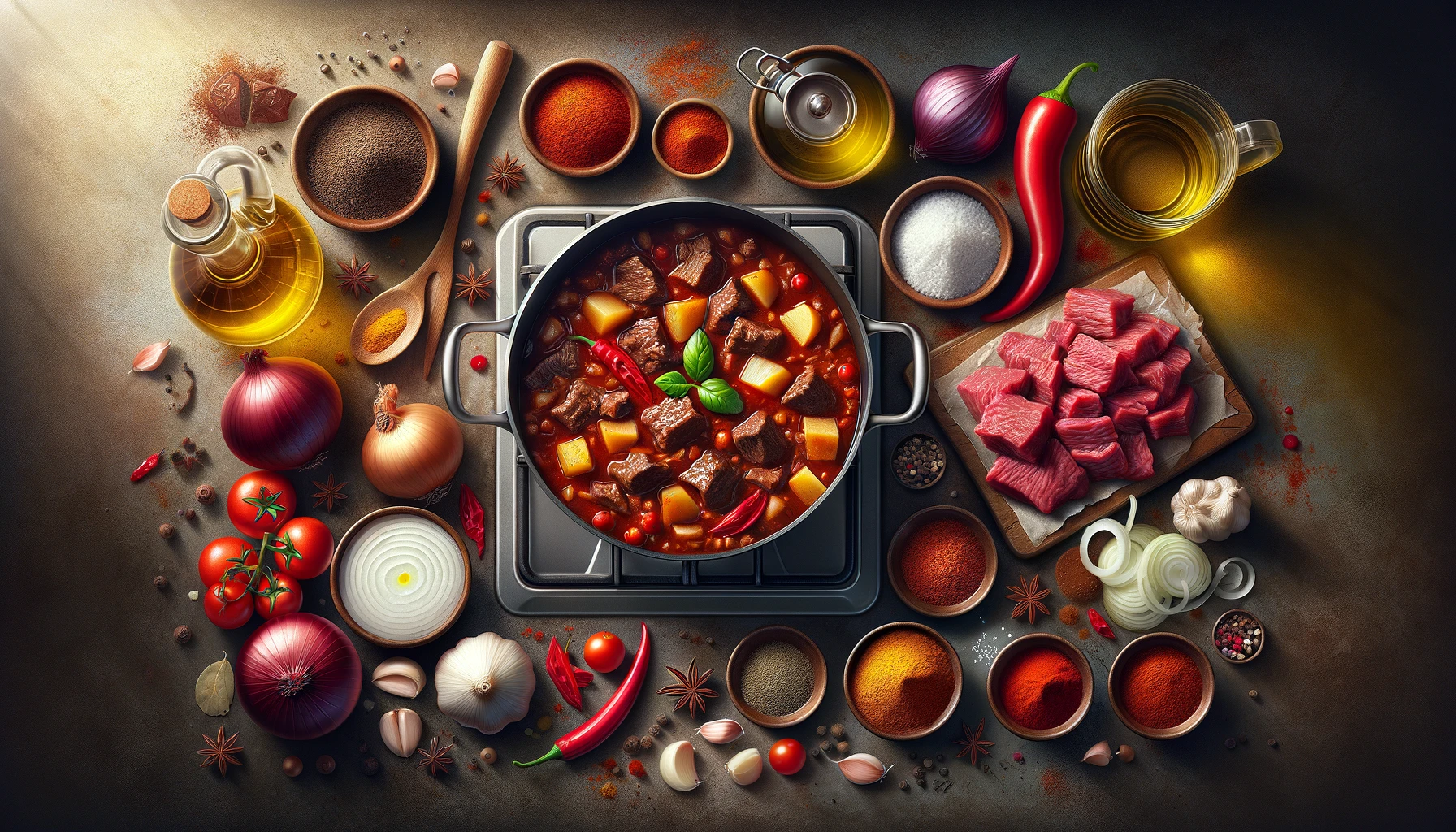 Угорський гуляш: рецепт для любителів їжі 1 Рецепт угорського гуляшу