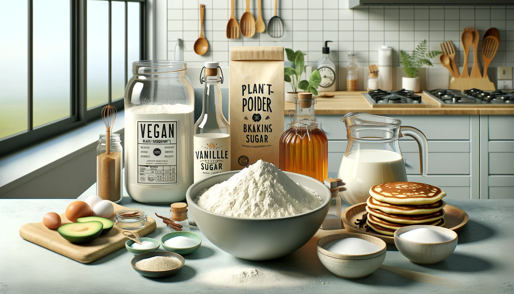 Easy Vegan Pancakes with Plant Milk