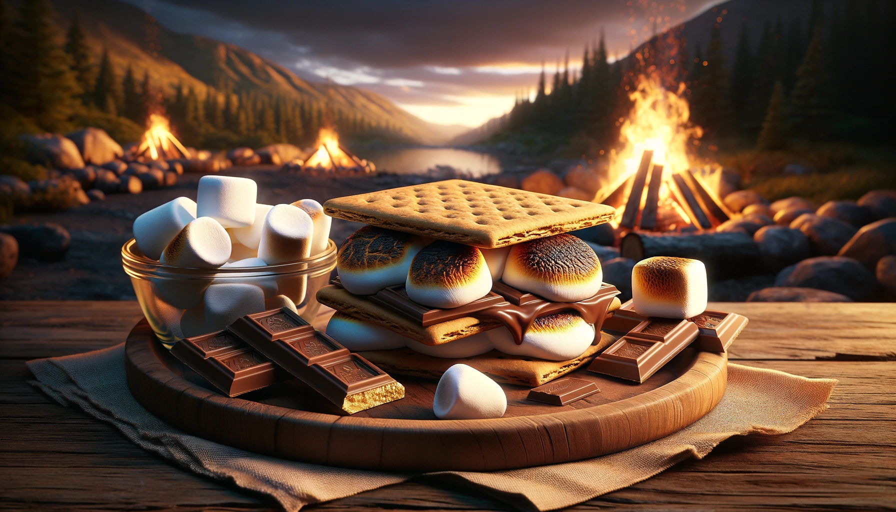 Oven-Baked S’mores Recipe with Chocolate and Crackers