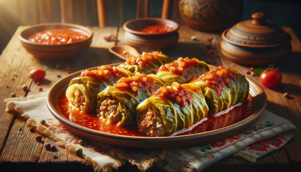 Ukrainian Holubtsi Cabbage Rolls