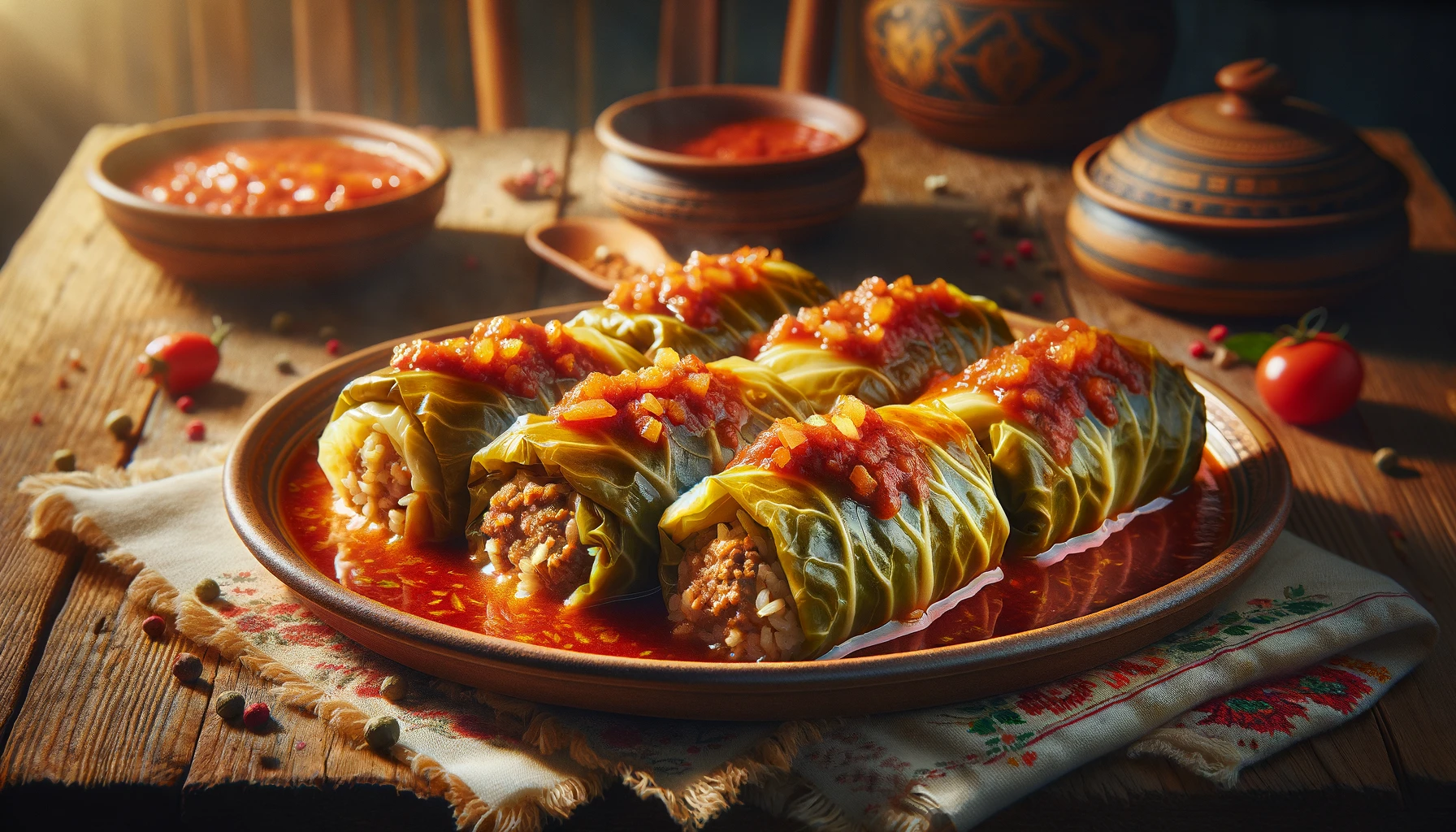 Ukrainian Holubtsi Cabbage Rolls