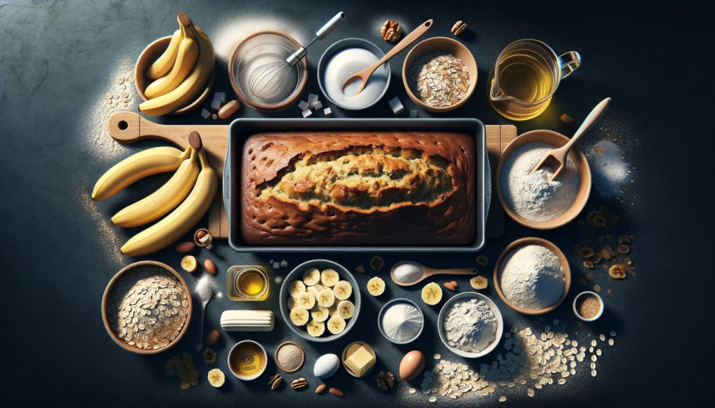 Vegan Banana Bread with Oats