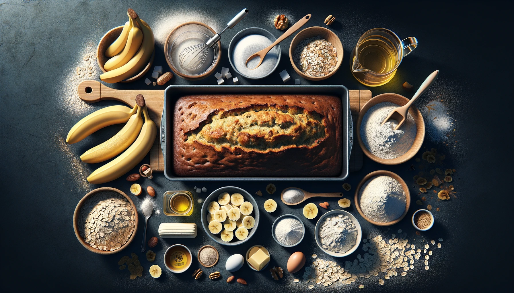 Vegan Banana Bread with Oats