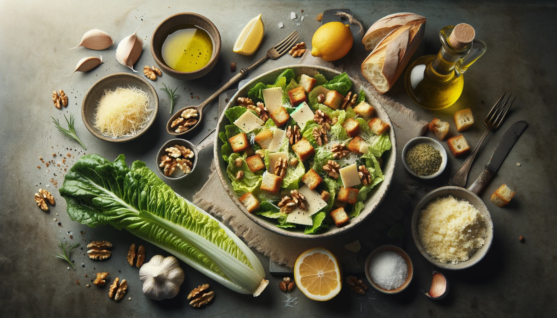 Vegetarian Caesar Salad