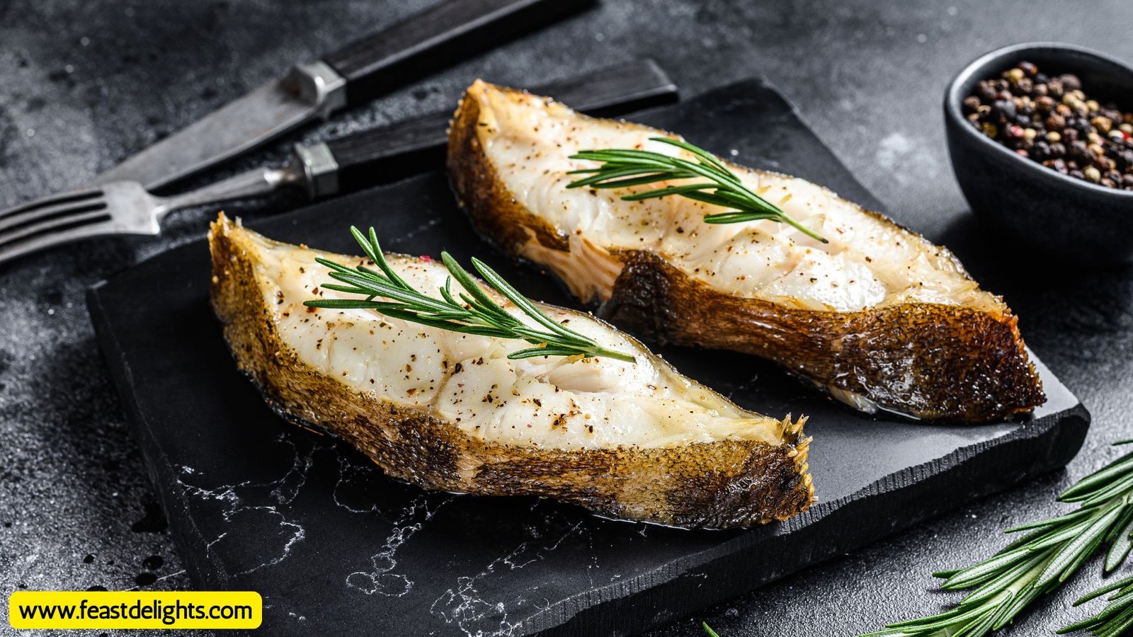 Baked Halibut with Lemon and Herbs