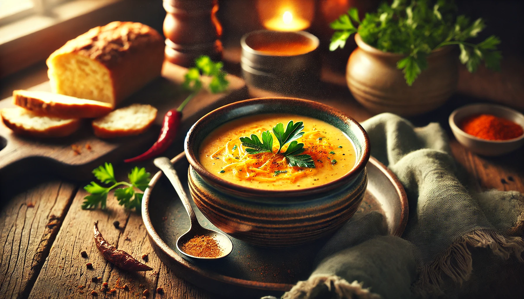 Cheddar Ale Potato Soup