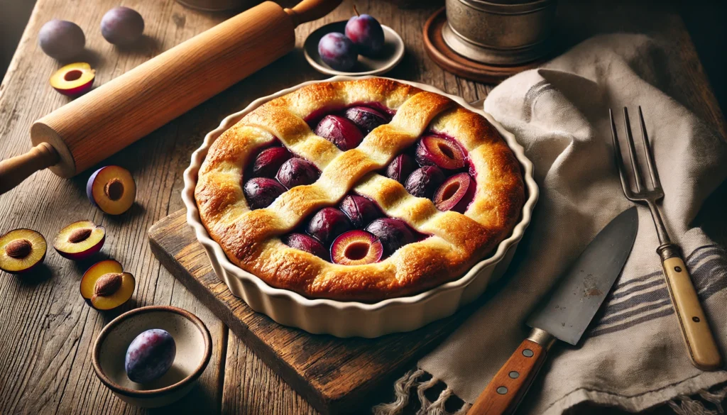 Double-Crust Plum Pie