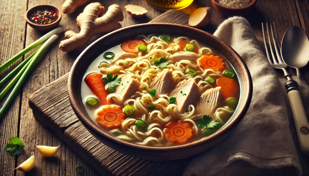 Ginger Chicken Noodle Soup