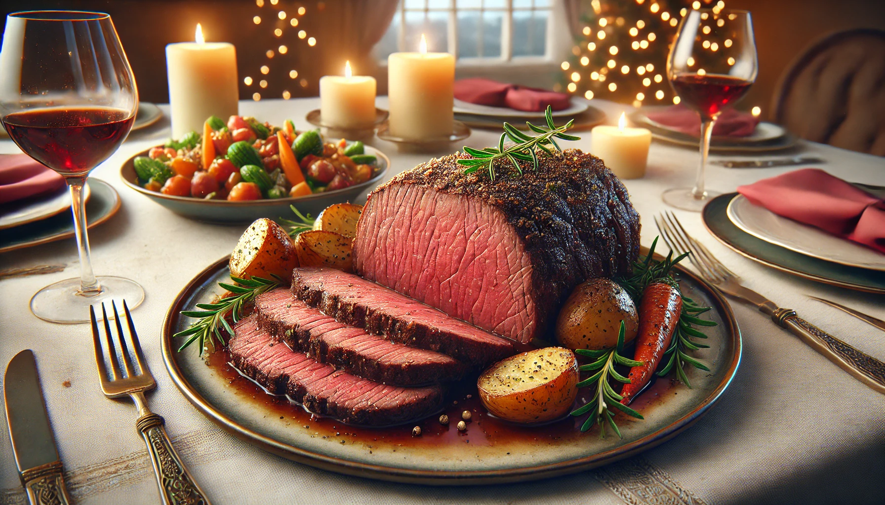 Herb and Garlic Prime Rib Roast
