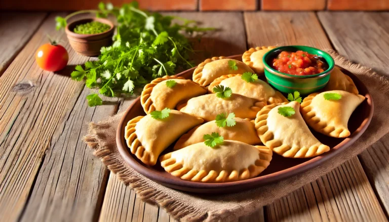 image of vegetarian black bean empanadas