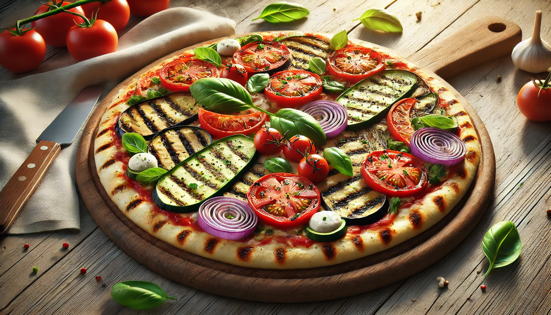 Грильована Піца з Овочами