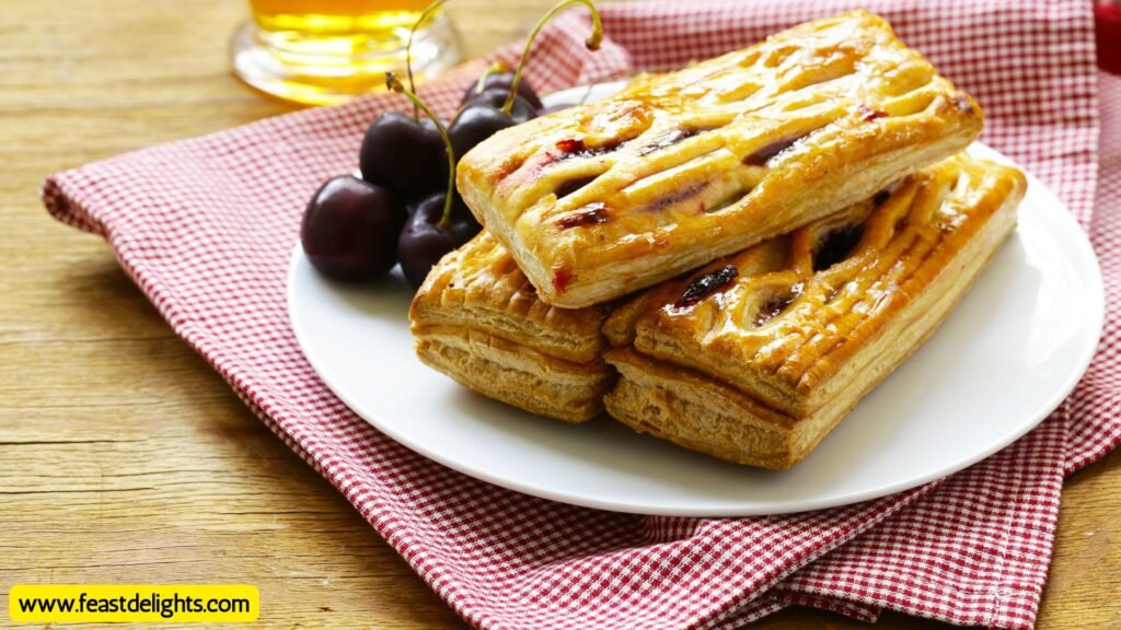 Cherry Puff Pastry Turnovers
