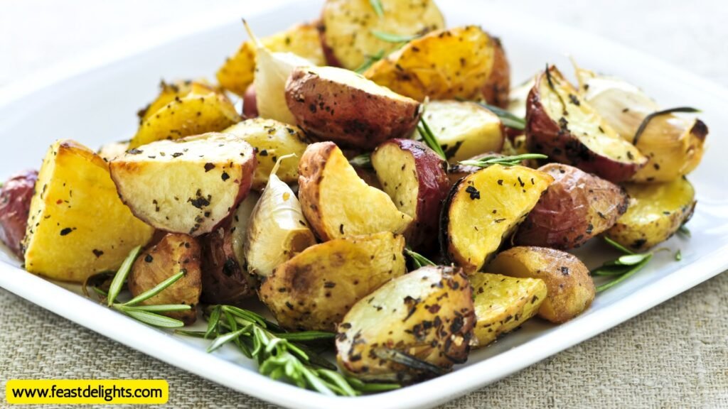 Crispy Fried Potatoes with Onion and Garlic