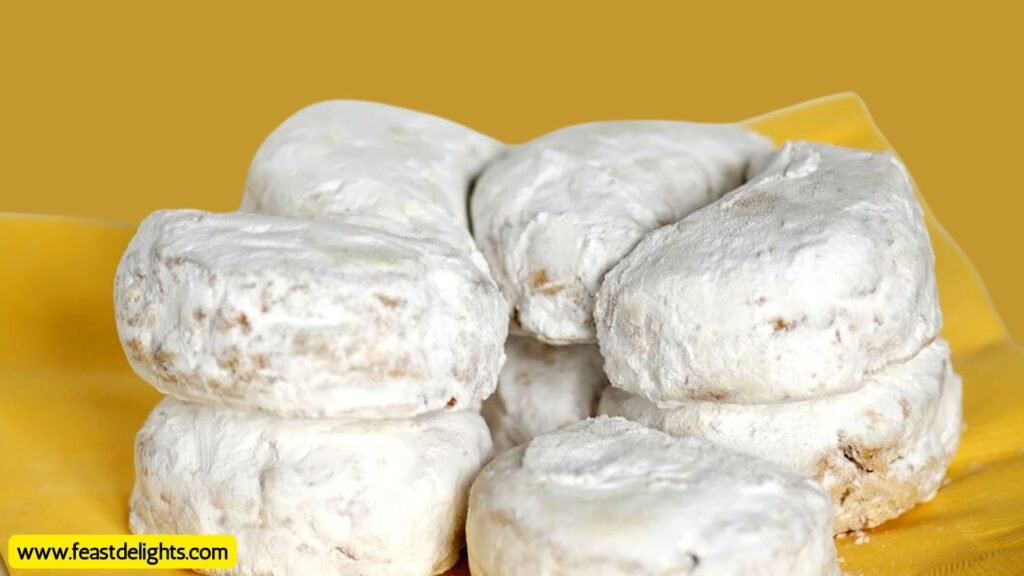 Greek Kourabiedes Almond Cookies
