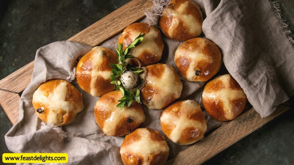Hot Cross Buns with Dried Fruit