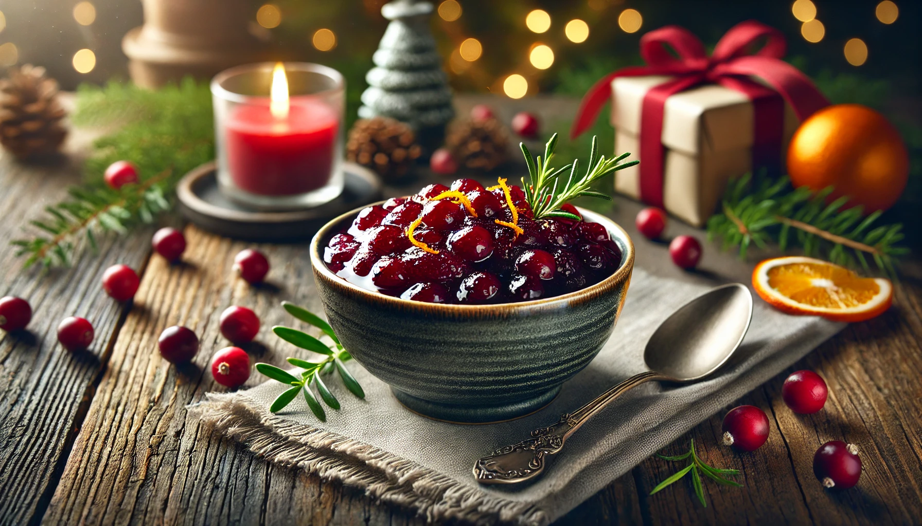 Orange Cranberry Sauce Recipe with Fresh Zest