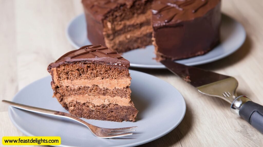 Prague-Style Chocolate Cherry Cake