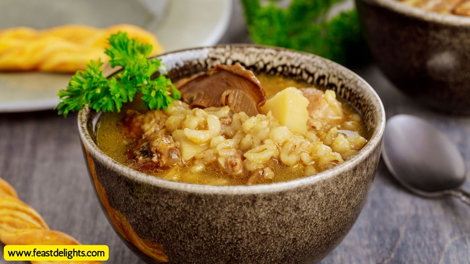 Рецепт грибного ячмінного супу: Смачно і корисно 1 Рецепт грибного ячмінного супу