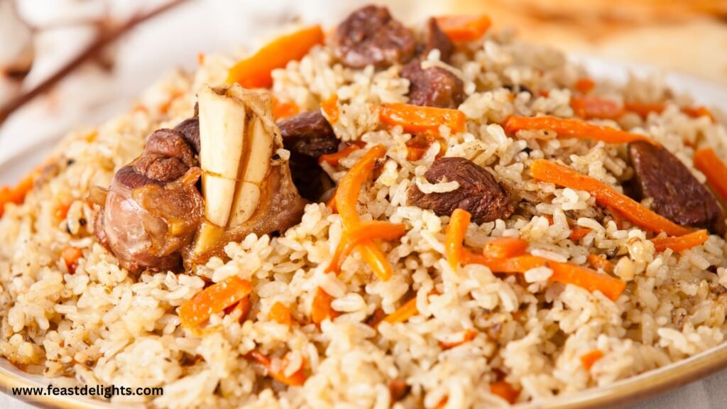Beef Plov in a Cauldron