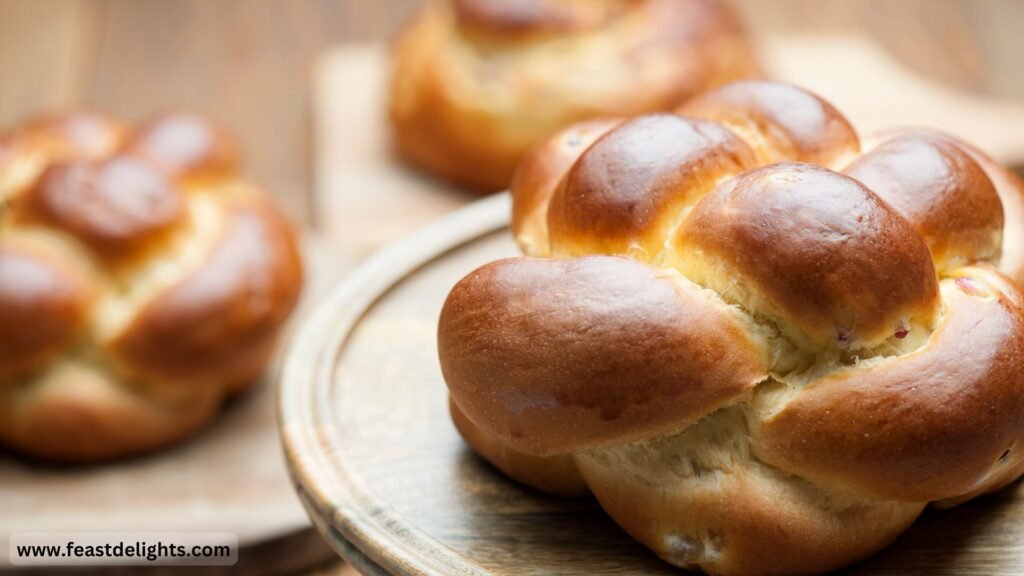Braided Challah-Style Holiday Bread