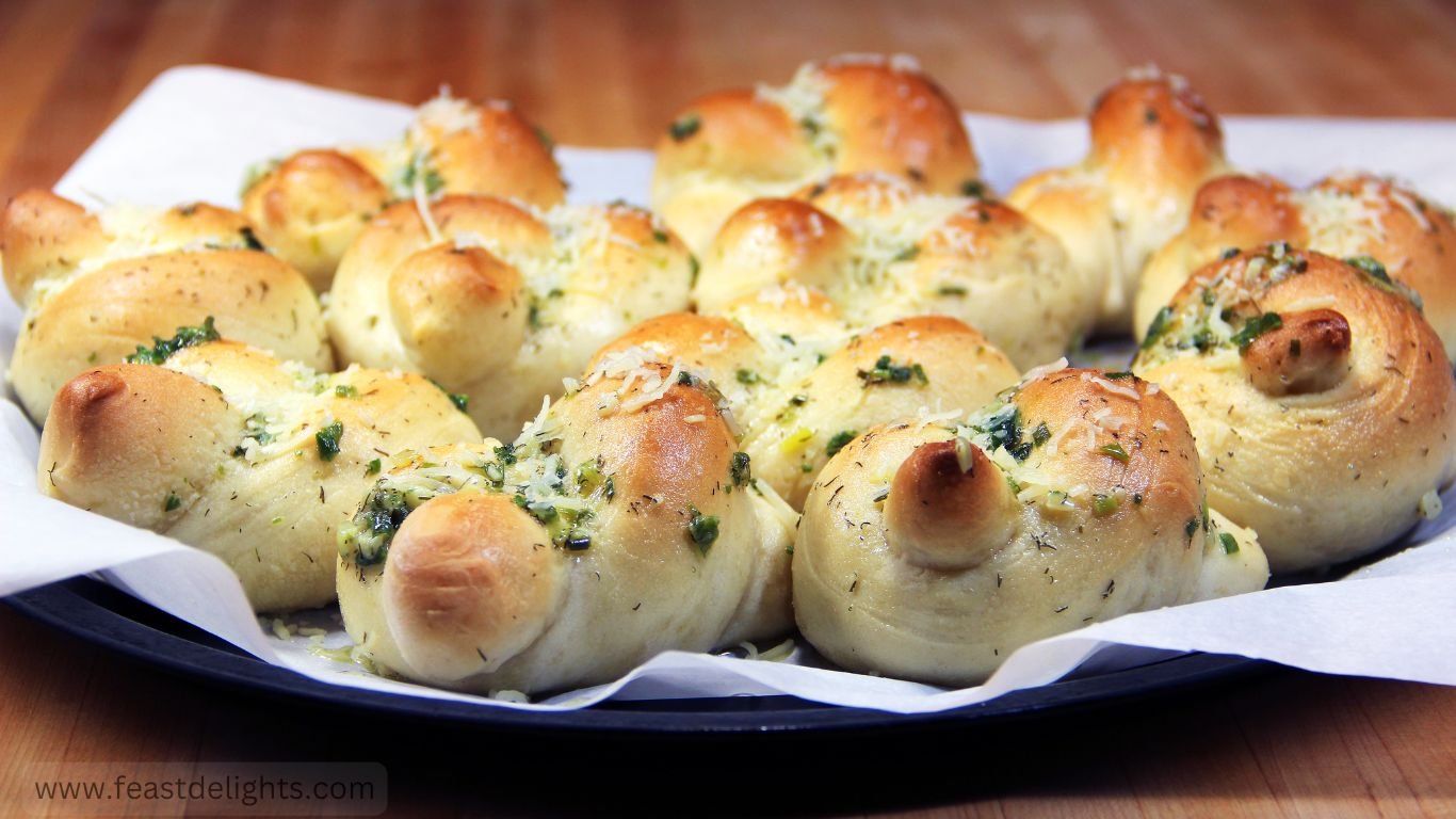 Buttery Garlic Knots with Parsley
