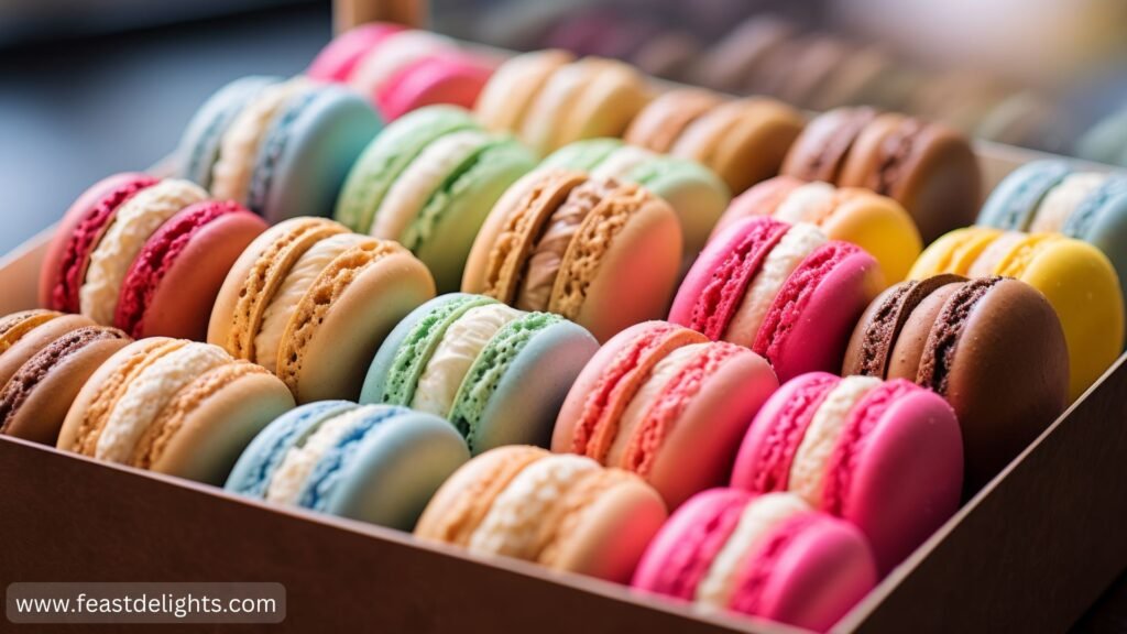 French Macarons with Vanilla Ganache
