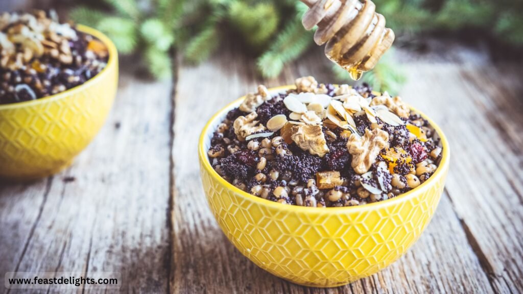 Kutia with Wheat Berries, Rice and Honey