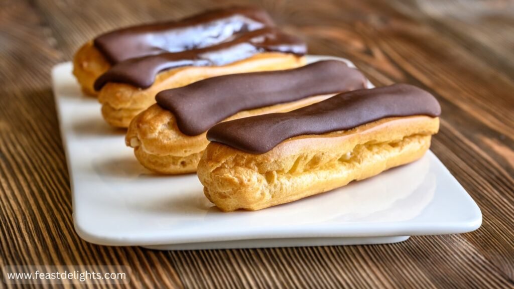 Vanilla Cream-Filled Éclairs