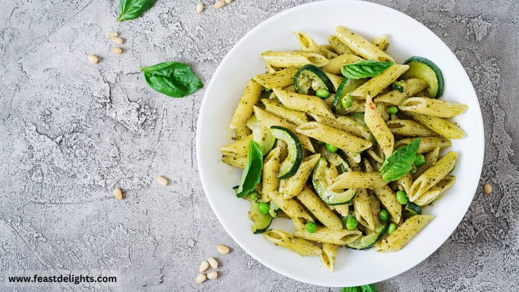 Vegetarian Pesto Pasta