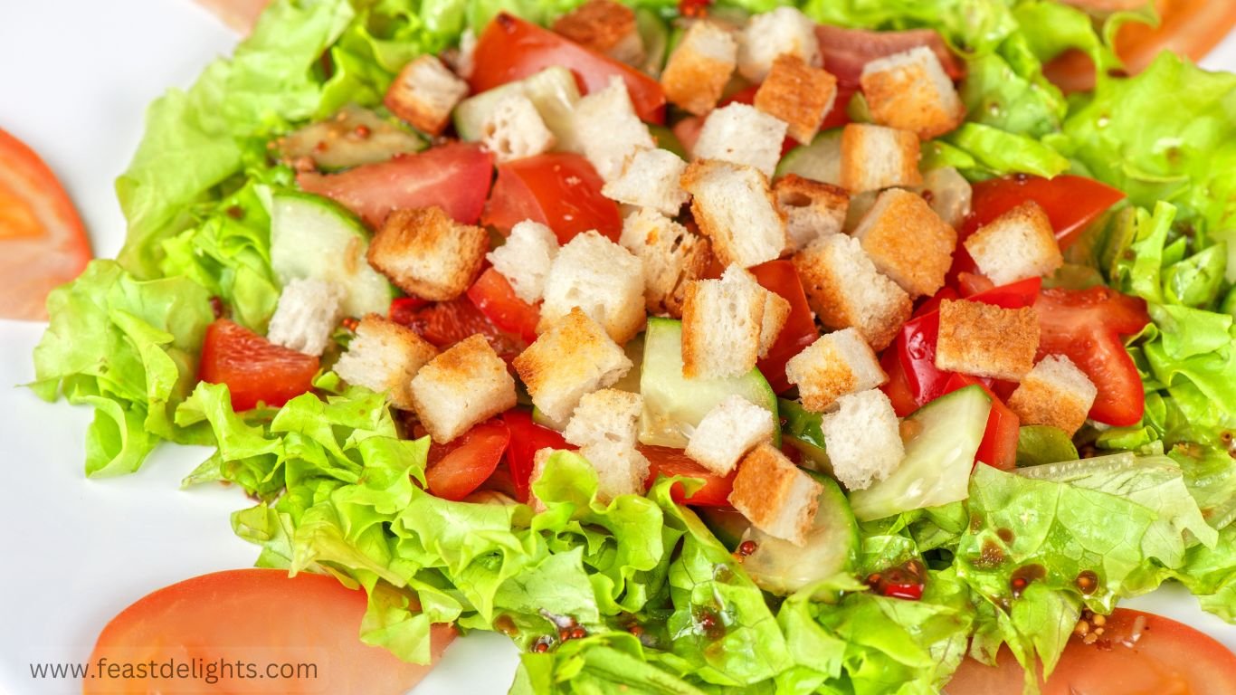 Салат з сухариками: рецепт, інгредієнти та варіації 1 Салат з сухариками