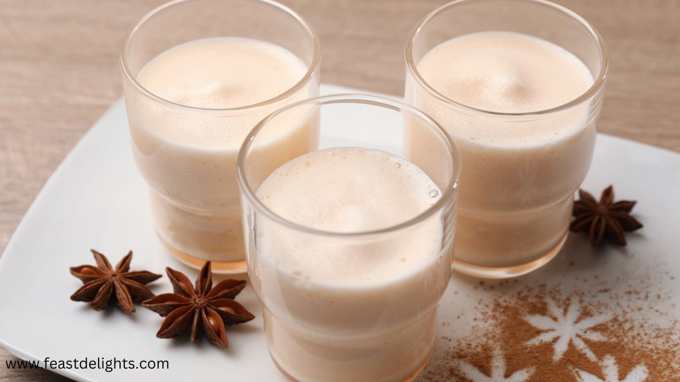 Cooked Eggnog with Nutmeg