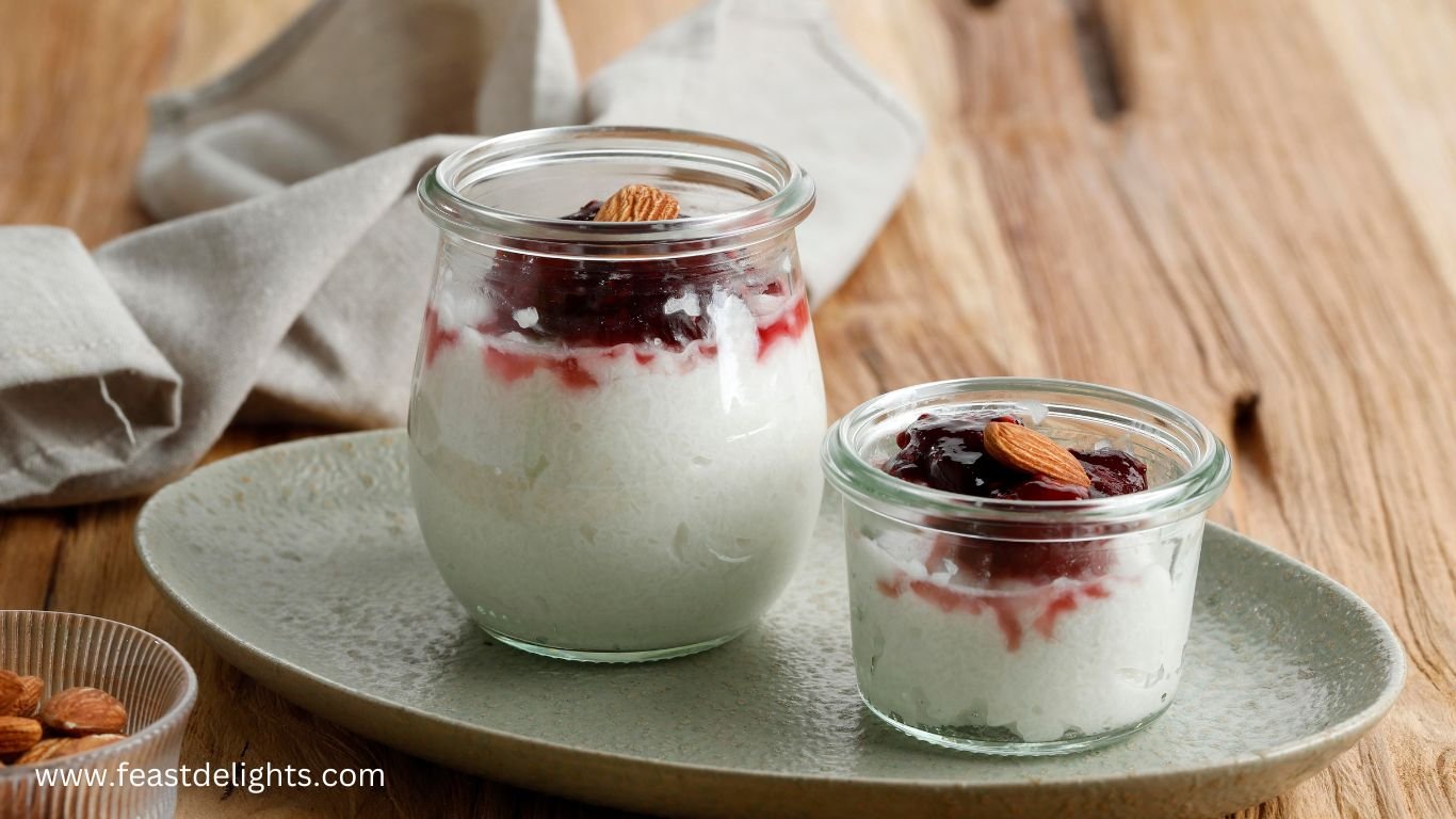 Danish Risalamande with Cherry Sauce
