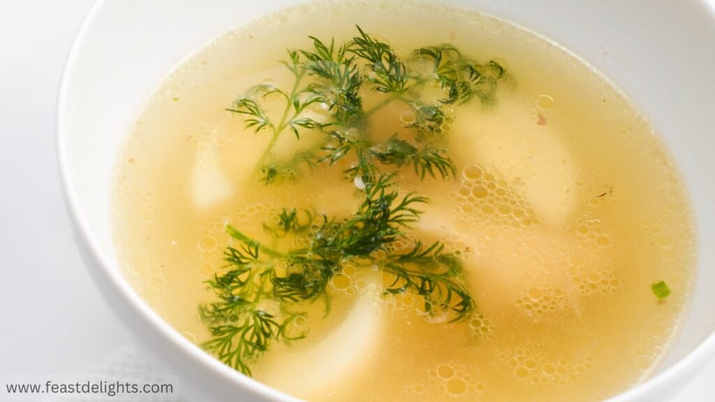 Egg Drop Soup with Soy and Rice Vinegar